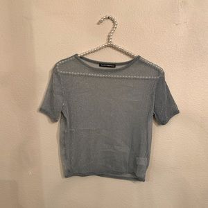 Sparkly see through top